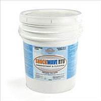 Fiberlock Technologies 5 Gallon ShockWave™ RTU EPA-Registered Ready-To-Use Mold Remediation Disinfectant And Cleaner